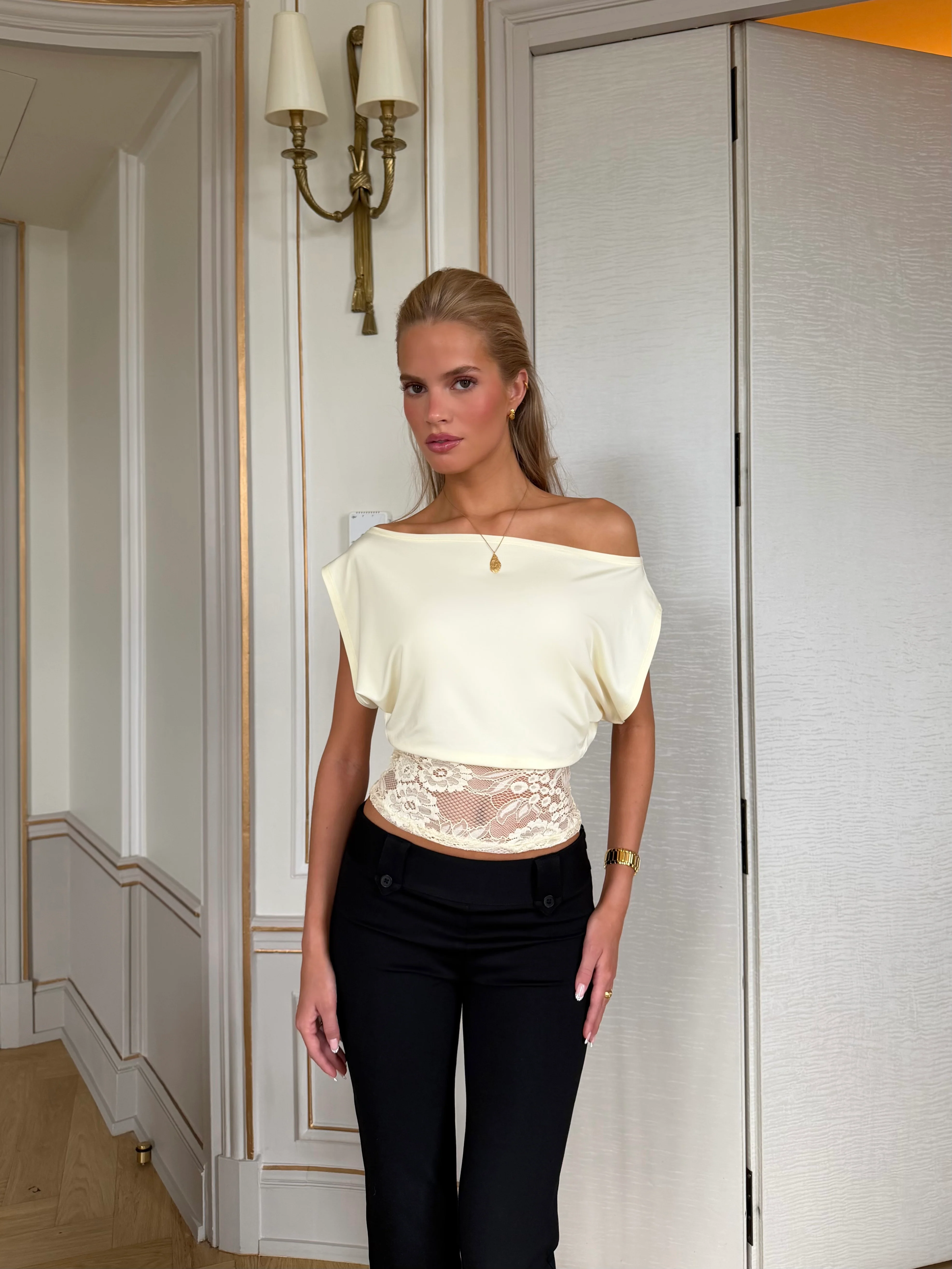 Look #2 Pretty Lace Top &amp; Livia Suit Pants